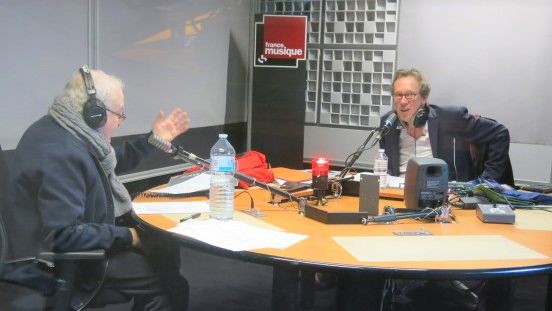 France Musique, studio 361 ... Serge Elhaïk & Benoît Duteurtre (g. à d.) ©Radio France - Annick Haumier / RF
