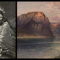 Lorelei : peintures de magazines par : F.E. Wolfrom 1891 / Nikolai of Astudin 1923