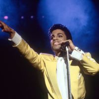 Prince en concert à Detroit, le 7 juin 1986