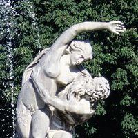 Fontaine du Manoir de Waddesdon, Grande Bretagne (détail)