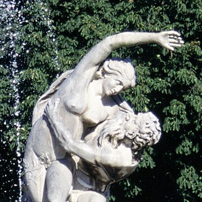 Fontaine du Manoir de Waddesdon, Grande Bretagne (détail)