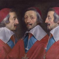 Triple portrait du cardinal de Richelieu, par Philippe de Champaigne (Londres, National Gallery, vers 1642).