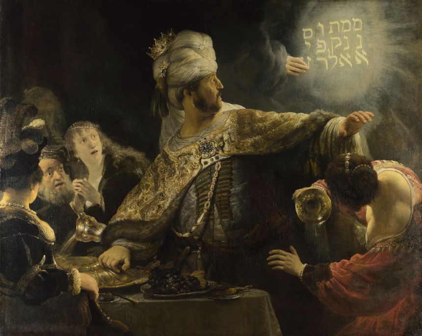 Le Festin de Balthazar - Rembrandt
