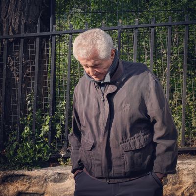Claude Lelouch, réalisateur français, à Montmartre, le 25 avril 2022