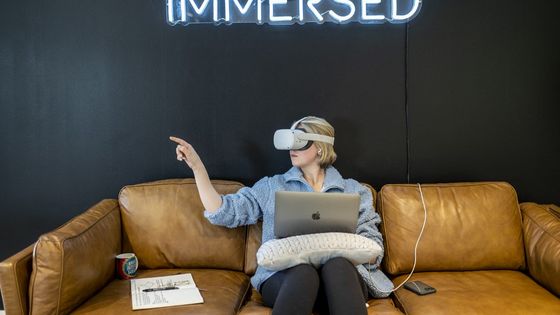 Metaverse User ©AFP - Sergio FLORES