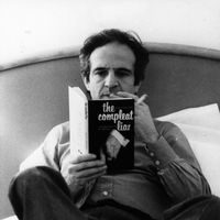 François Truffaut en pleine lecture, le 17 mars 1978