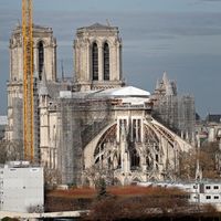 Le chantier de Notre-Dame le 15 février 2022.