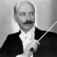 Le chef d'orchestre Sir Adrian Boult en 1935