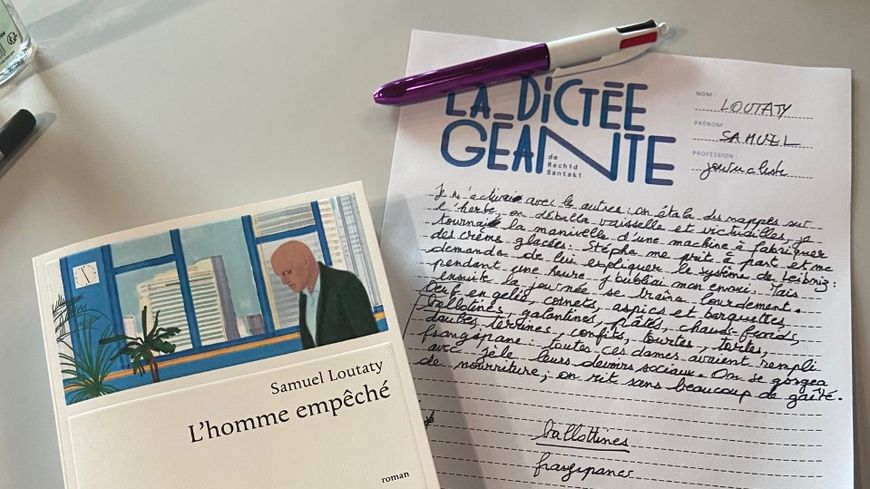La dictée de Samuel Loutaty sur France-Culture - avril 2022