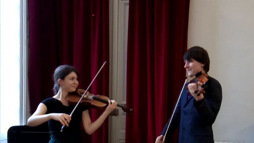 Sofyia et Toma au CRR de Versailles