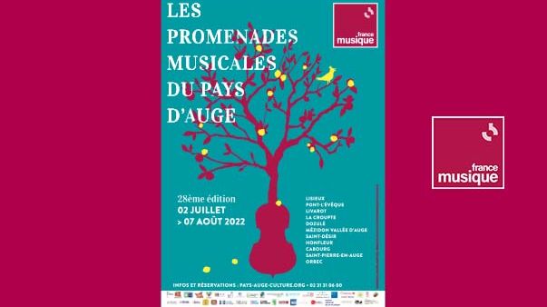 Les Promenades Musicales du Pays d'Auge - Du 2 juillet au 7 août 2022