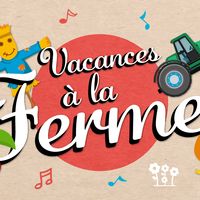 visuel du podcast des Aventures d'Octave et Melo "Vacances à la ferme"