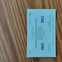 Le ticket d'entrée au diner annuel des Correspondants de la Maison Blanche