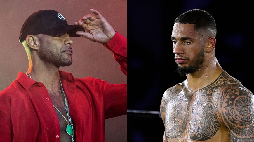 Booba (photo : LOIC VENANCE) - Tony Yoka (photo : Aurelien Meunier)