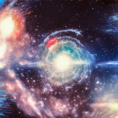 Image conceptuel abstrait big bang