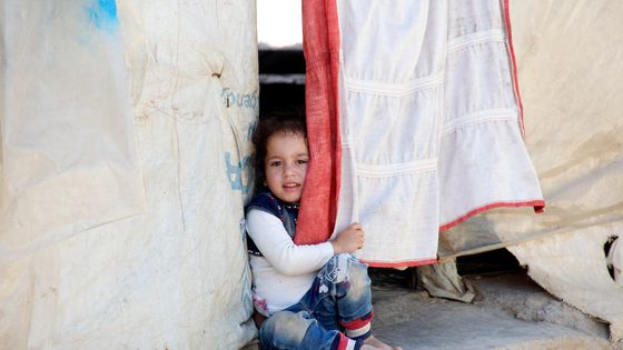 Un enfant syrien dans un camp de réfugiés de la Bekaa au Liban ©AFP - HASSAN JARRAH