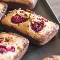 Financiers à la framboise