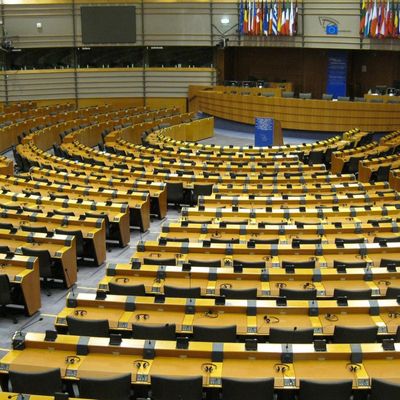 Le parlement européen à Bruxelles en Belgique. (Illustration)