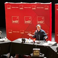 Le Grand face à face, en public, depuis la grande salle de « Visages du monde » à Cergy avec Gilles Finchelstein, Natacha Polony et nos invités.