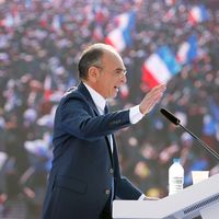 Eric Zemmour au Trocadéro en mars 2022