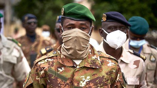 Le colonel Assimi Goïta, à Bamako, le 18 septembre 2020. ©AFP - Michele Cattani