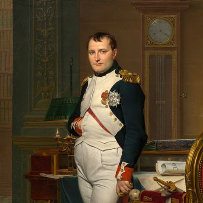 Napoléon Bonaparte, dans son cabinet de travail, huile sur toile de David, 1812, National Gallery of Art.