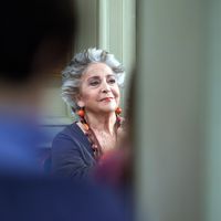 Teresa Berganza lors de Master Class à Bougival en mai 2018