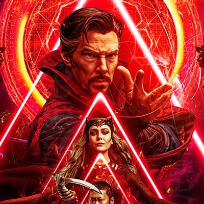 Détail affiche de "Doctor Strange in the Multiverse of Madness"