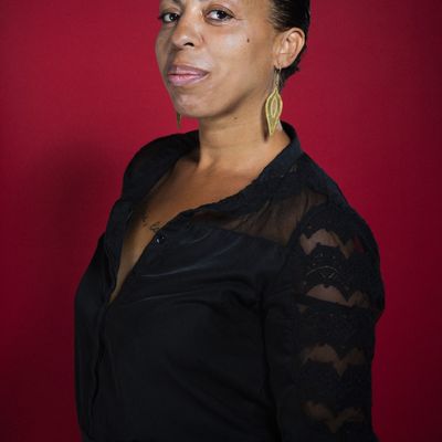 La slameuse Lisette Lombé.