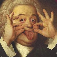 Parodie du portrait de Jean Sébastien Bach