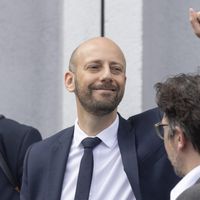 Stanislas Guerini, délégué général de Renaissance (ex LREM), à Aubervilliers le 10 mai 2022