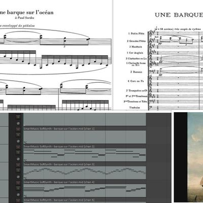 Barque sur l'océan : du piano vers l'orchestre