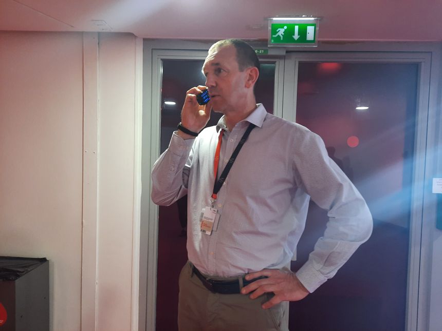 Christophe Arnaux, le directeur technique du Palais des festivals, très demandé avant l'ouverture