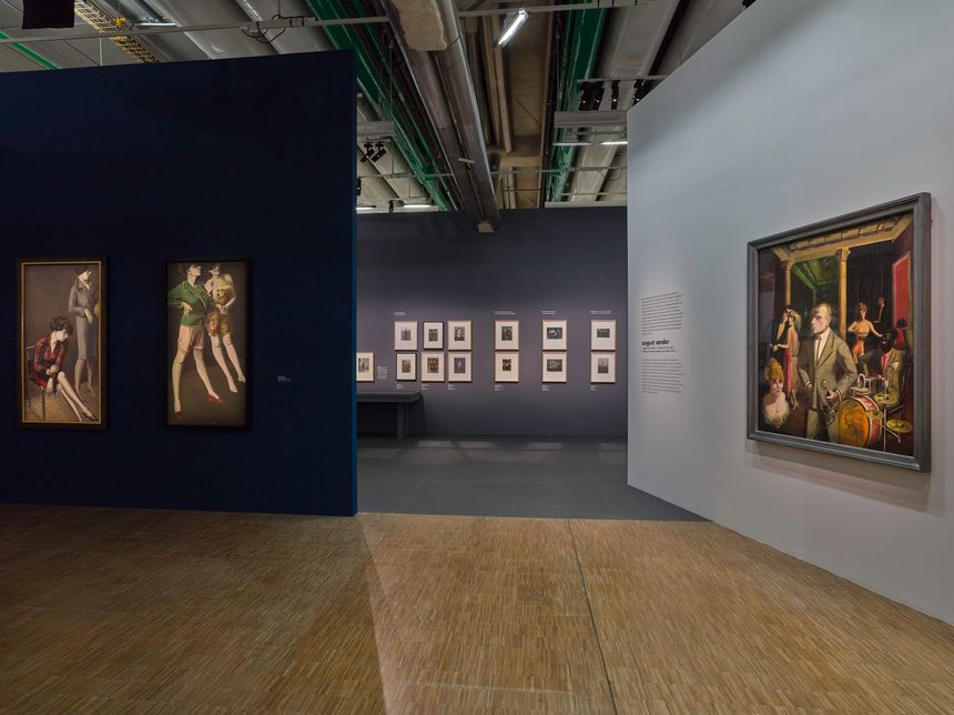 Vue de l'exposition au Centre Pompidou