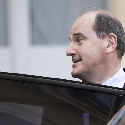 Le Premier ministre Jean Castex quitte le Palais de l'Elysée après le Conseil des ministres, le 4 mai 2022