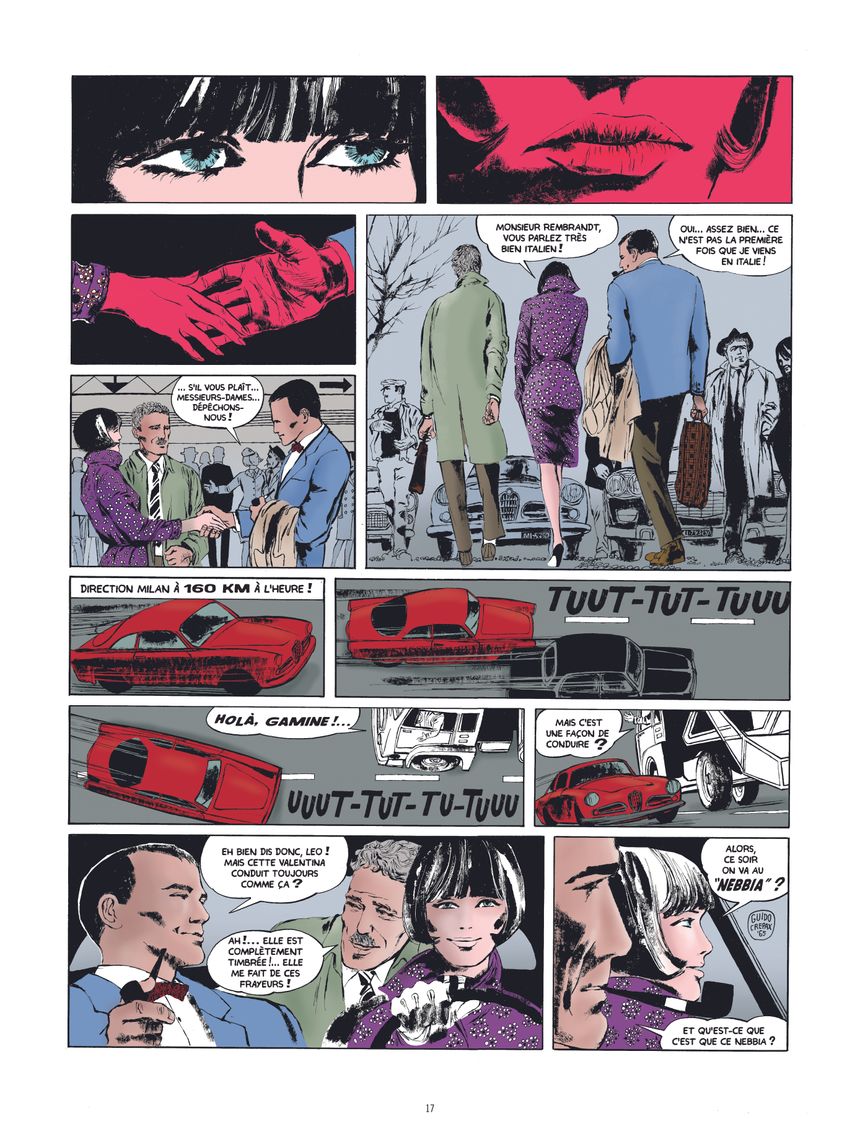 Planche extraite de "Valentina", de Guido Crepax - T1 Intégrale Dargaud