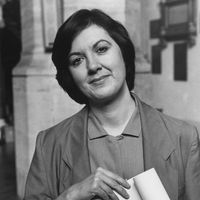 La compositrice Judith Weir photographiée en 1988