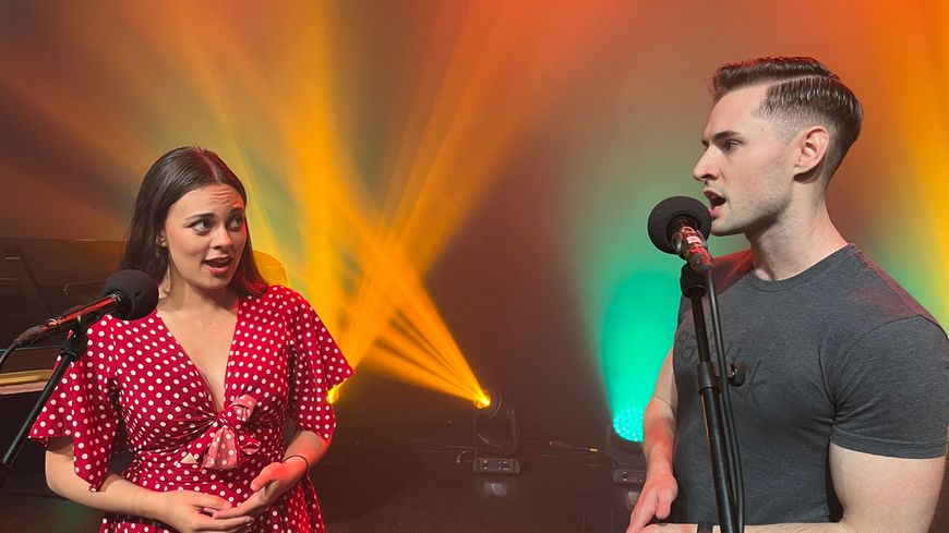Balcony Scene : Madison Nonoa (Maria) Mike Schwitter (Tony) West Side Story