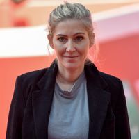 Amanda Sthers le 17 octobre 2021 à Rome