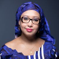 L'écrivaine camerounaise Djaïli Amadou Amal en novembre 2020 à Paris