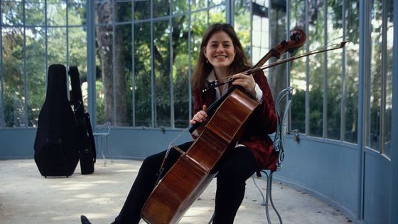 Emmanuelle Bertrand et son violoncelle ©Getty - Raphael Gaillarde