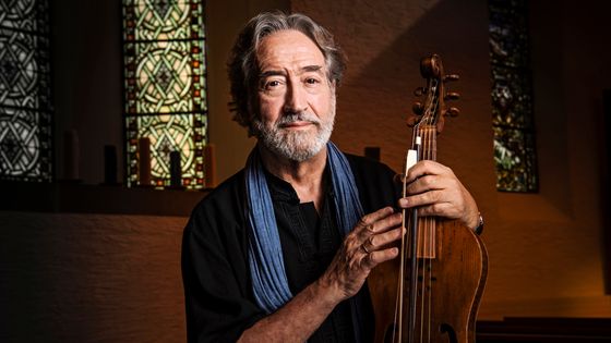 Portrait de Jordi Savall. - Geri Born