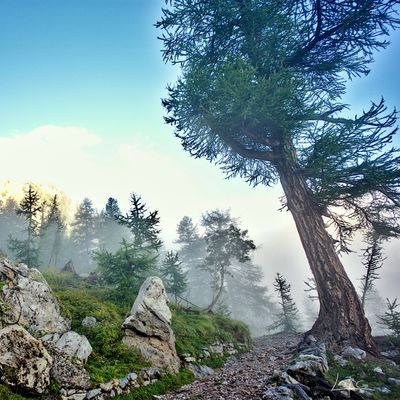 Sur le sentier menant à la Vallée des Merveilles