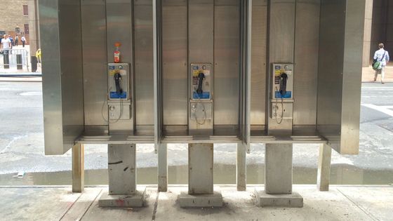 La fin des cabines téléphoniques à New York ©Getty - Keith Getter