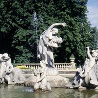 Fontaine du Manoir de Waddesdon, Grande Bretagne
