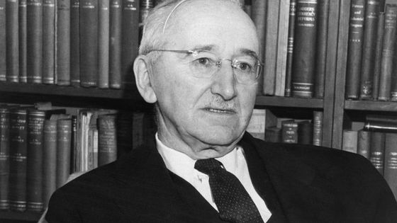 Friedrich Hayek à l'Université de Chicago, 1960 ©Getty - Bettmann