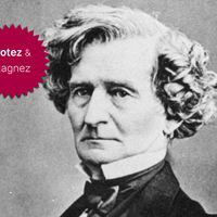 Le compositeur français d'Hector Berlioz (1803-1869)
