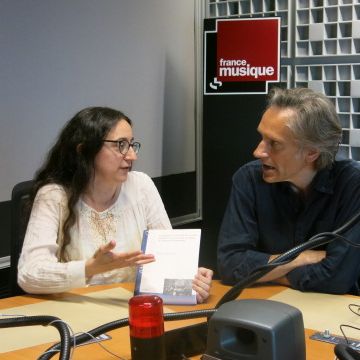 France Musique, studio 361 ... Charlotte Segond-Genovesi & Philippe Venturini (g. à d.)