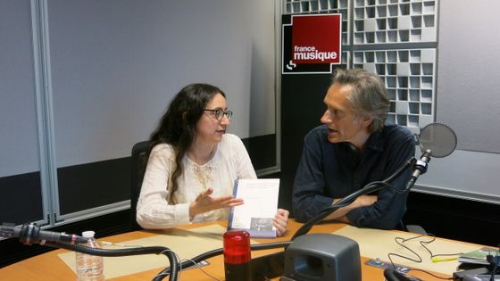 France Musique, studio 361 ... Charlotte Segond-Genovesi & Philippe Venturini (g. à d.) ©Radio France - Annick Haumier / RF