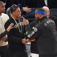 Jay-Z et LeBron James - NBA All-Star Game 2015 (Benjamin Solomon)